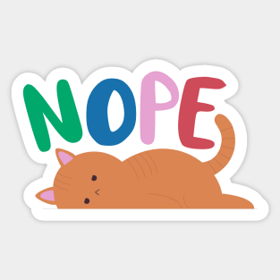 Nope Sticker